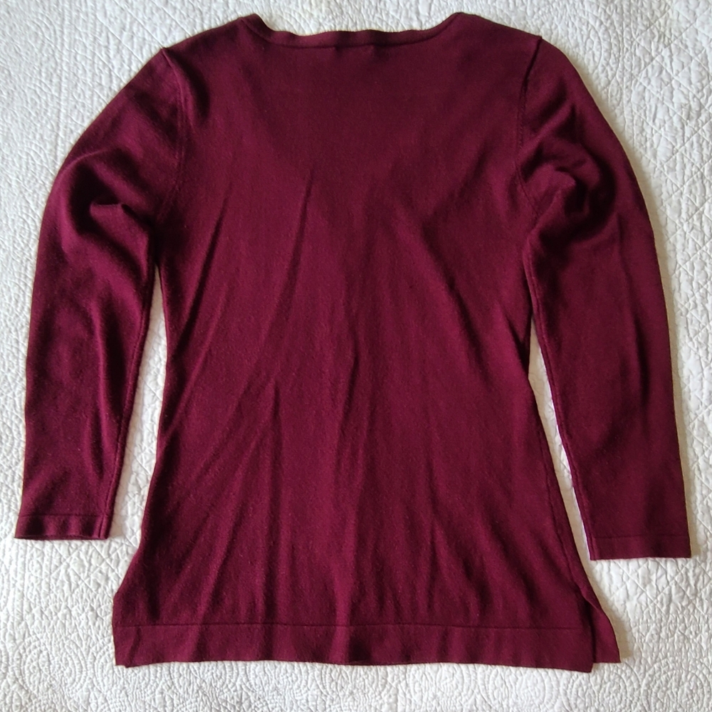 Burgundy Sweater - Picture 3 of 4